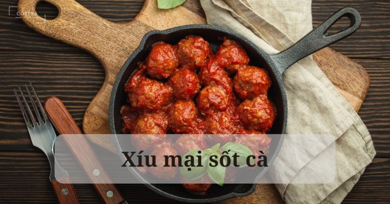 Xíu mại sốt cà