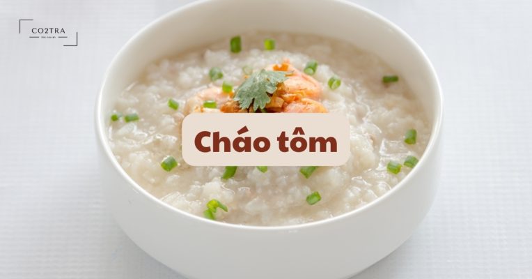 cách nấu cháo tôm