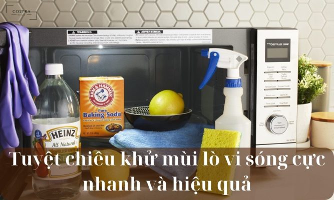 khử mùi lò vi sóng